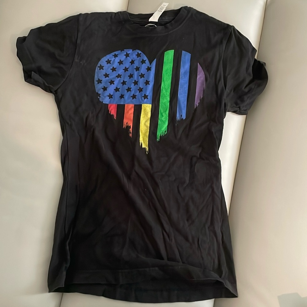 Rainbow flag shirt